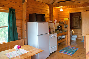 Luxury Log Cabins w/ satellite TV Interior