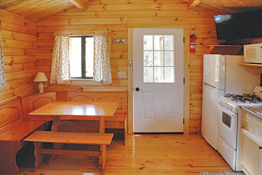 Comfy Log Cabin Interior